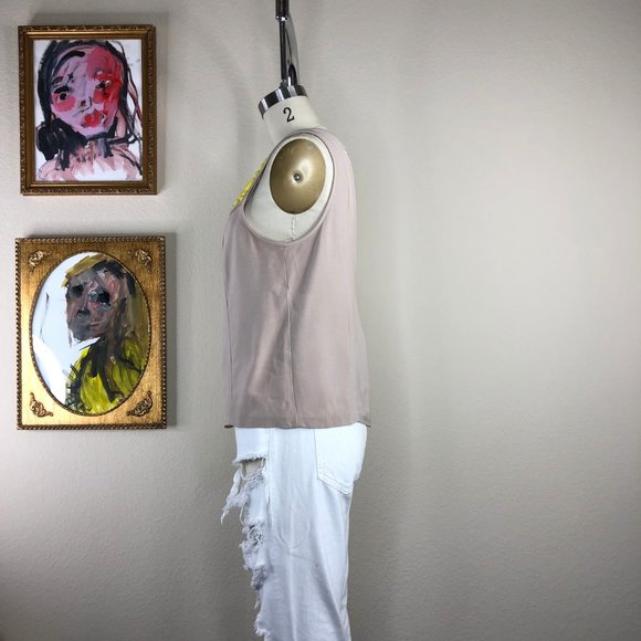 Tibi Iona Embellished Tank Shell Beaded - Picture 3 of 5